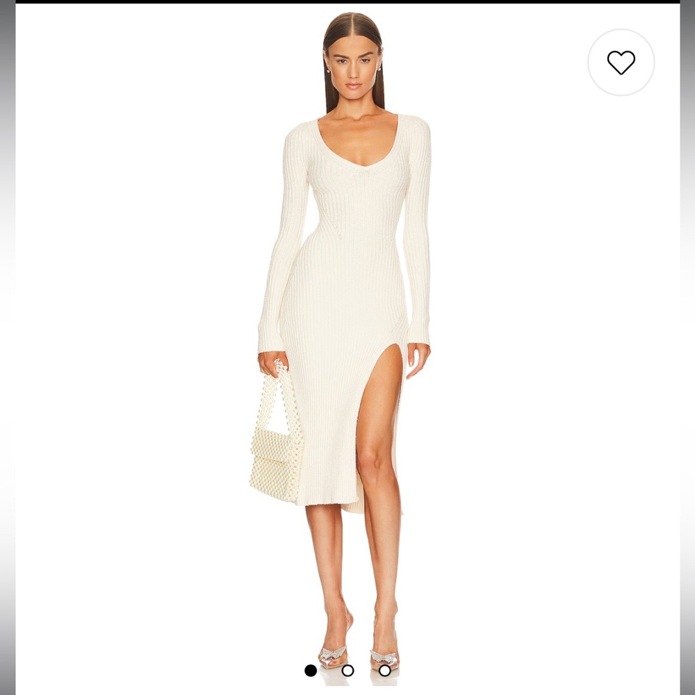 NBD x Revolve NWOT Midi Dress with Slit